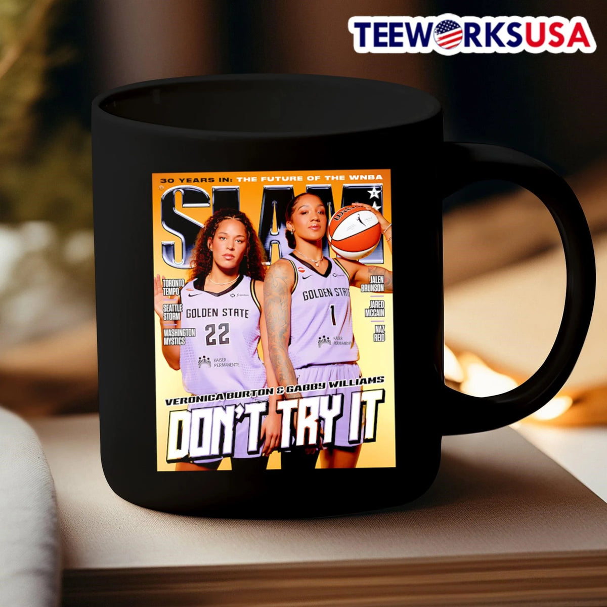 Don't Try It Veronica Burton And Gabby Williams - Adult & Kids T-Shirts, Sweatshirts & Hoodies apparel design preview 3