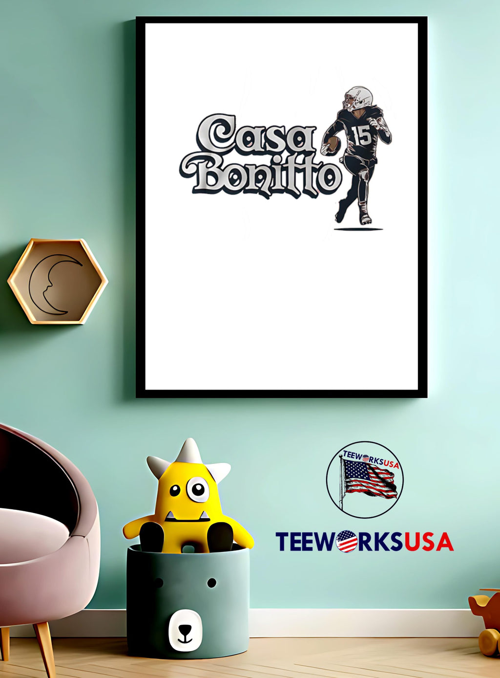 Nik Bonitto Casa football - Adult & Kids T-Shirts, Sweatshirts & Hoodies apparel design preview 4