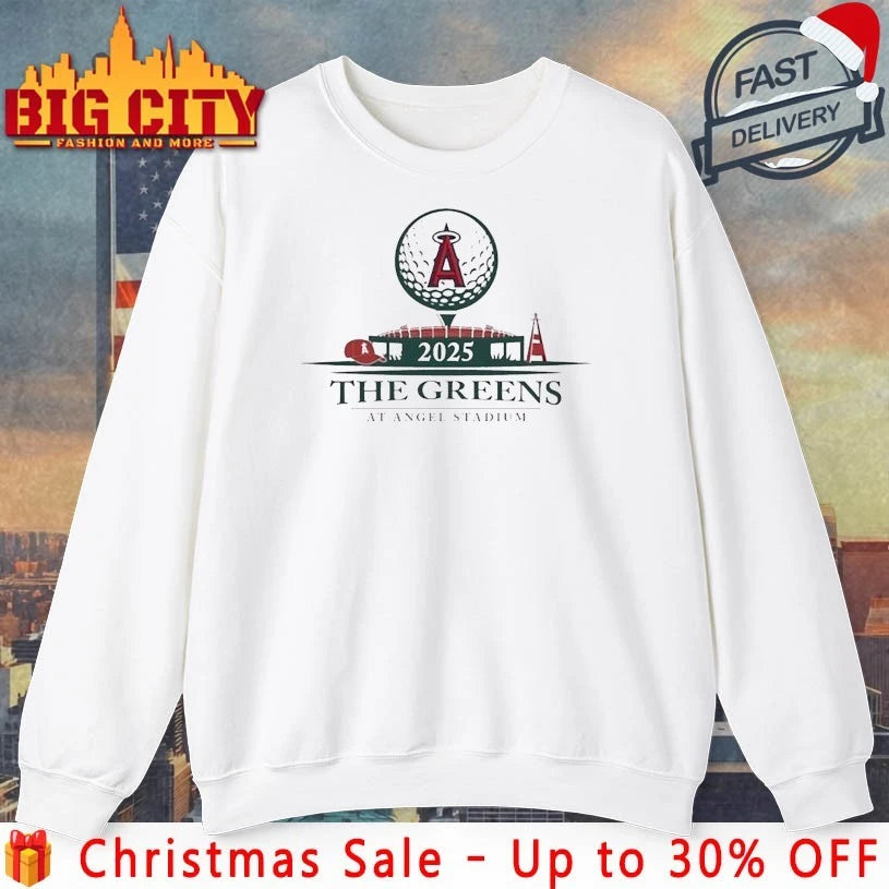 Los Angeles Angels The Greens At Angel Stadium 2025 - Adult & Kids T-Shirts, Sweatshirts & Hoodies apparel design preview 4
