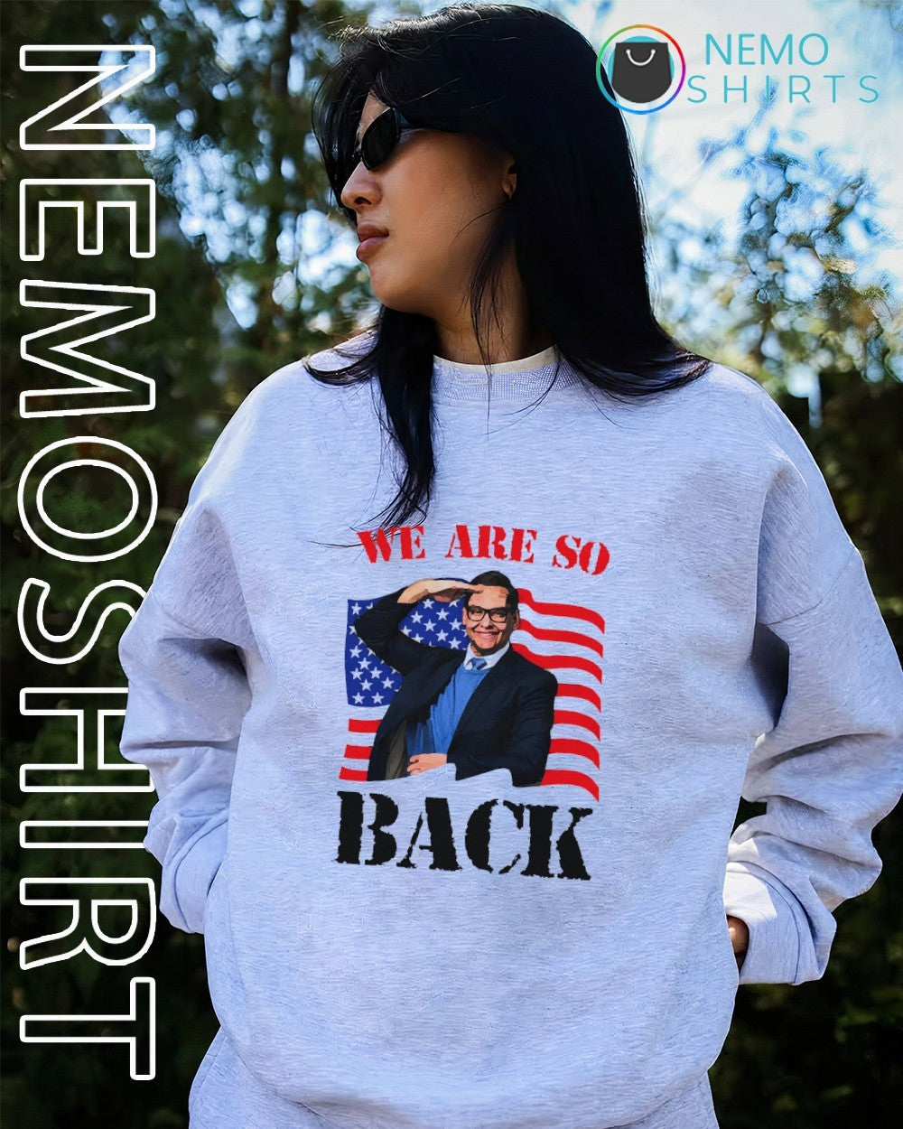 We are so back USA flag - Adult & Kids T-Shirts, Sweatshirts & Hoodies apparel design preview 4