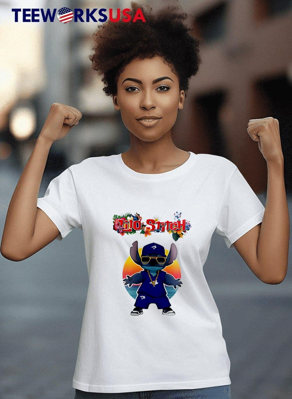 Toronto blue jays x lilo and stitch baseball - Adult & Kids T-Shirts, Sweatshirts & Hoodies apparel design preview 8