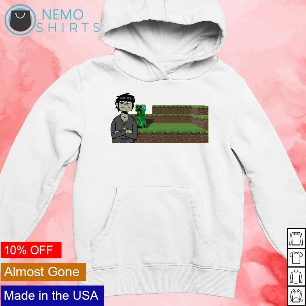 Minecraft creeper murdoc niccals - Adult & Kids T-Shirts, Sweatshirts & Hoodies apparel design preview 2