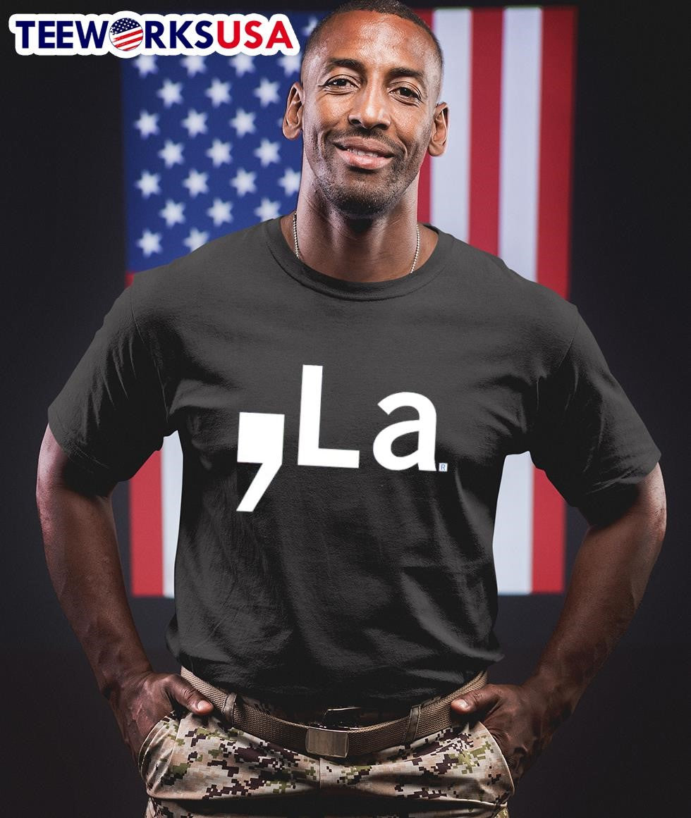 Comma-La Kamala Harris - Adult & Kids T-Shirts, Sweatshirts & Hoodies apparel design preview 1