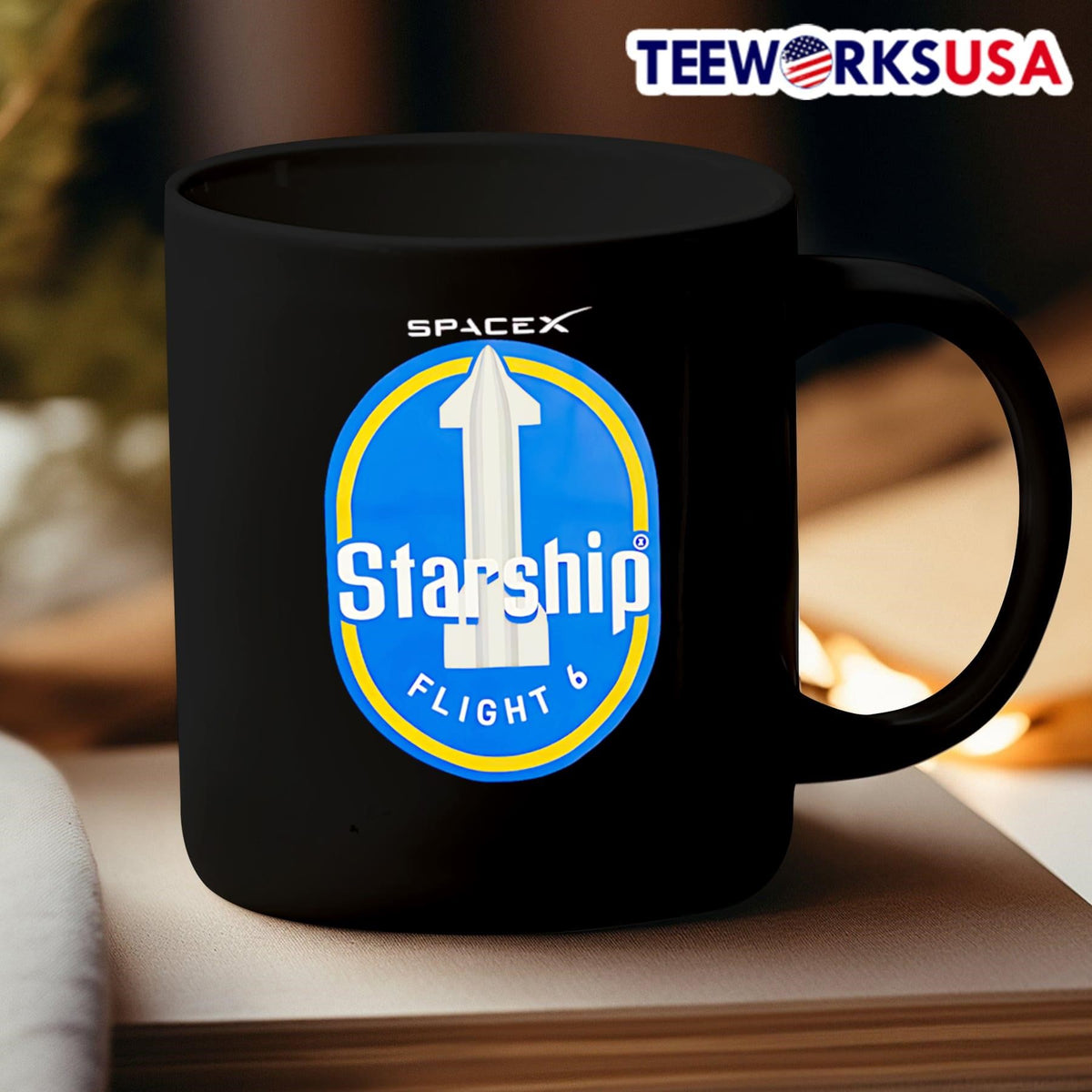 SpaceX Starship Flight 6 - Adult & Kids T-Shirts, Sweatshirts & Hoodies apparel design preview 3