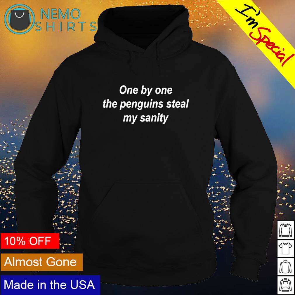 One by the penguins steal my sanity - Adult & Kids T-Shirts, Sweatshirts & Hoodies product image 2