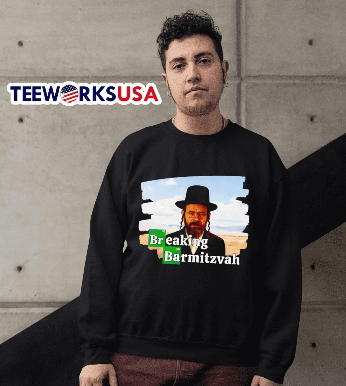 Breaking Barmitzvah - Adult & Kids T-Shirts, Sweatshirts & Hoodies apparel design preview 6