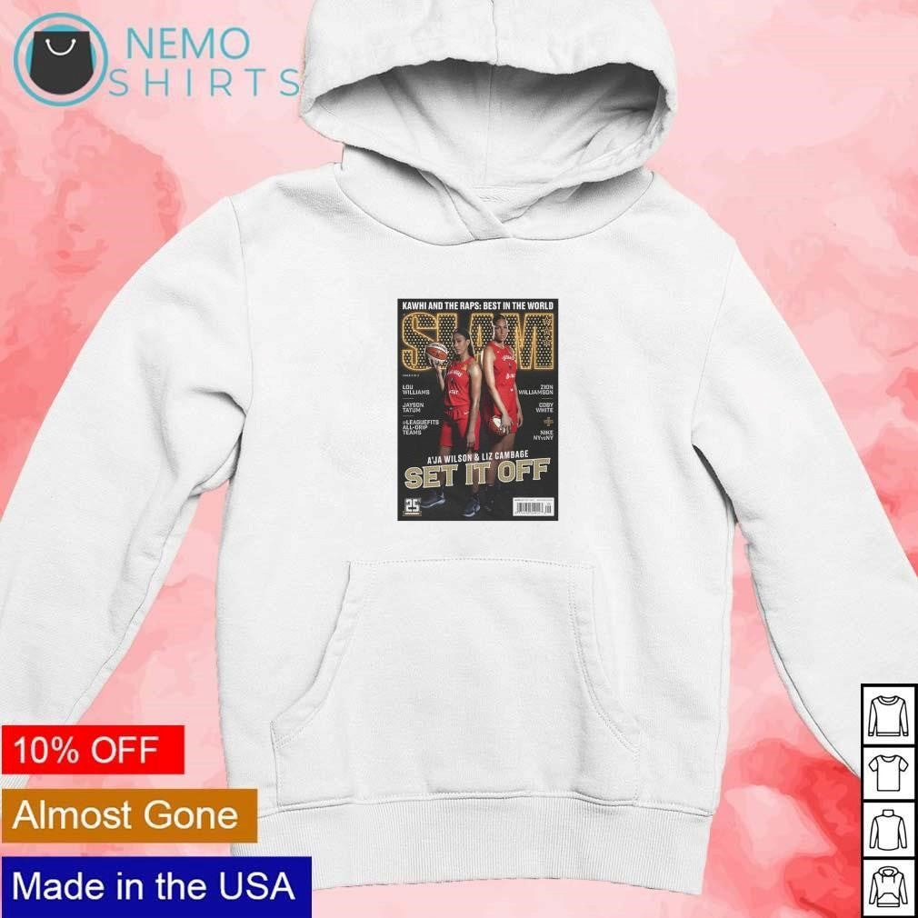 Slam A'ja Wilson and Liz Cambage set it off - Adult & Kids T-Shirts, Sweatshirts & Hoodies apparel design preview 2