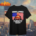Trump Winner Turkey Dinner Thanksgiving American Flag - Adult & Kids T-Shirts, Sweatshirts & Hoodies apparel design preview 1