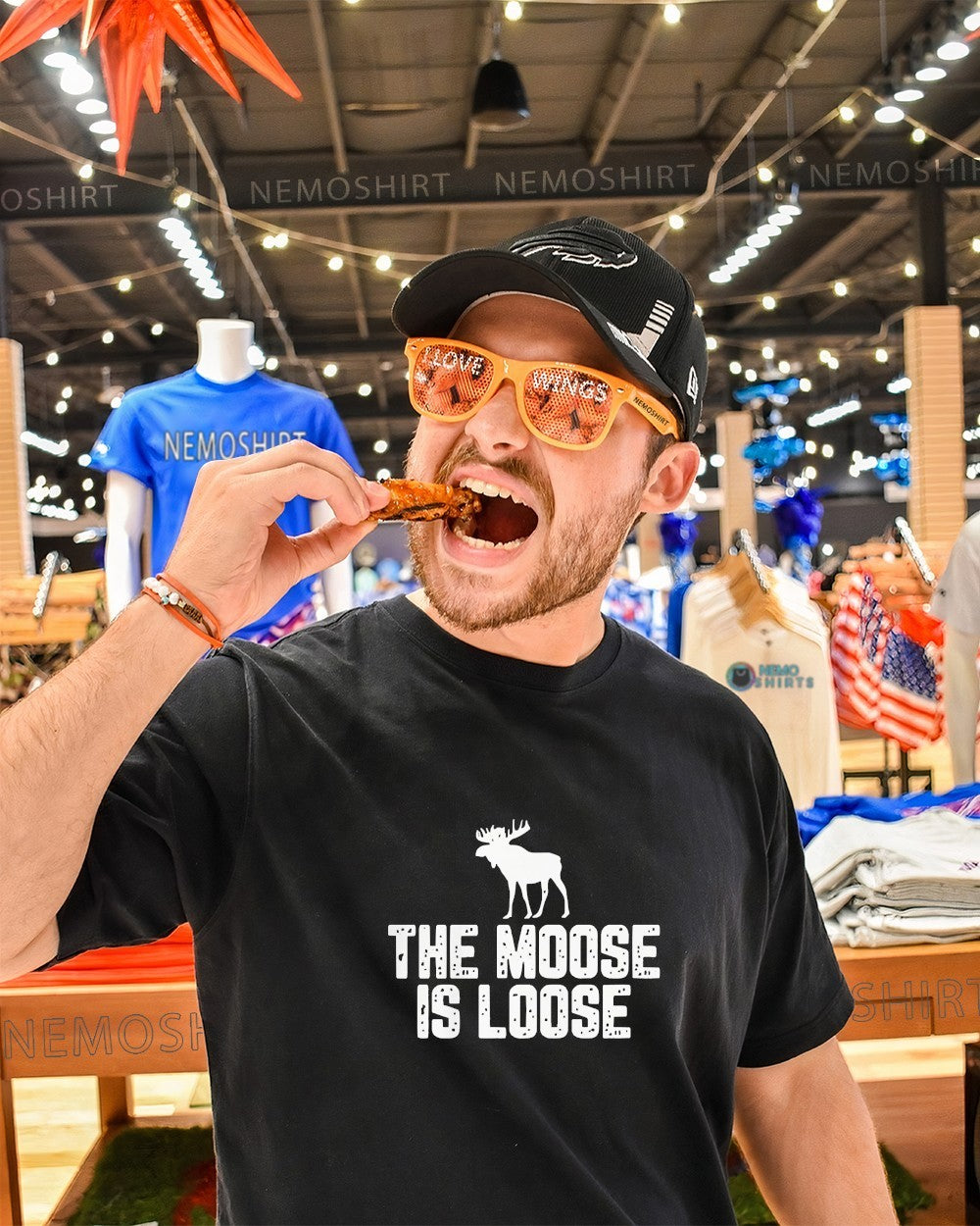 Seattle Sounders the Moose is loose - Adult & Kids T-Shirts, Sweatshirts & Hoodies apparel design preview 1