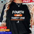 Fourth and thirty-one Iron Bowl Alabama Crimson Tide - Adult & Kids T-Shirts, Sweatshirts & Hoodies apparel design preview 1