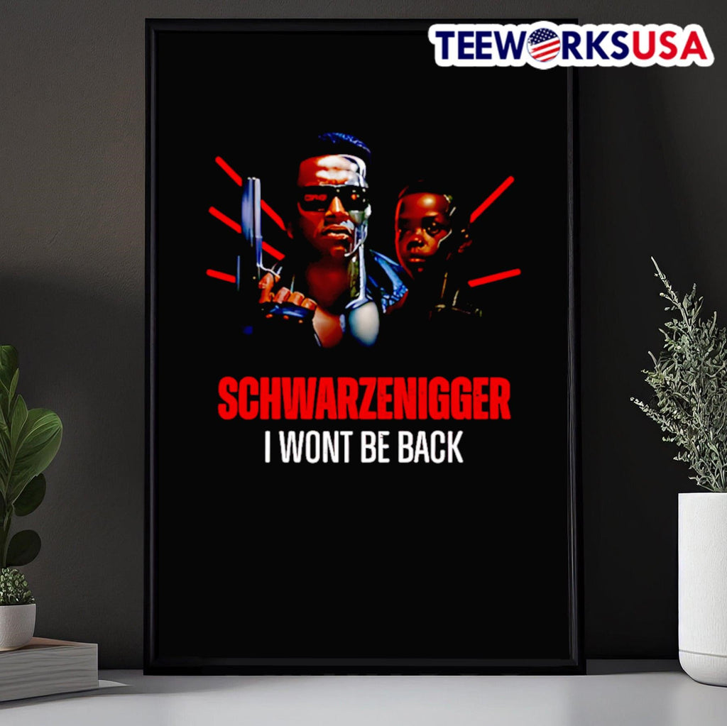 Schwarzenigger I wont be back - Adult & Kids T-Shirts, Sweatshirts & Hoodies apparel design preview 5