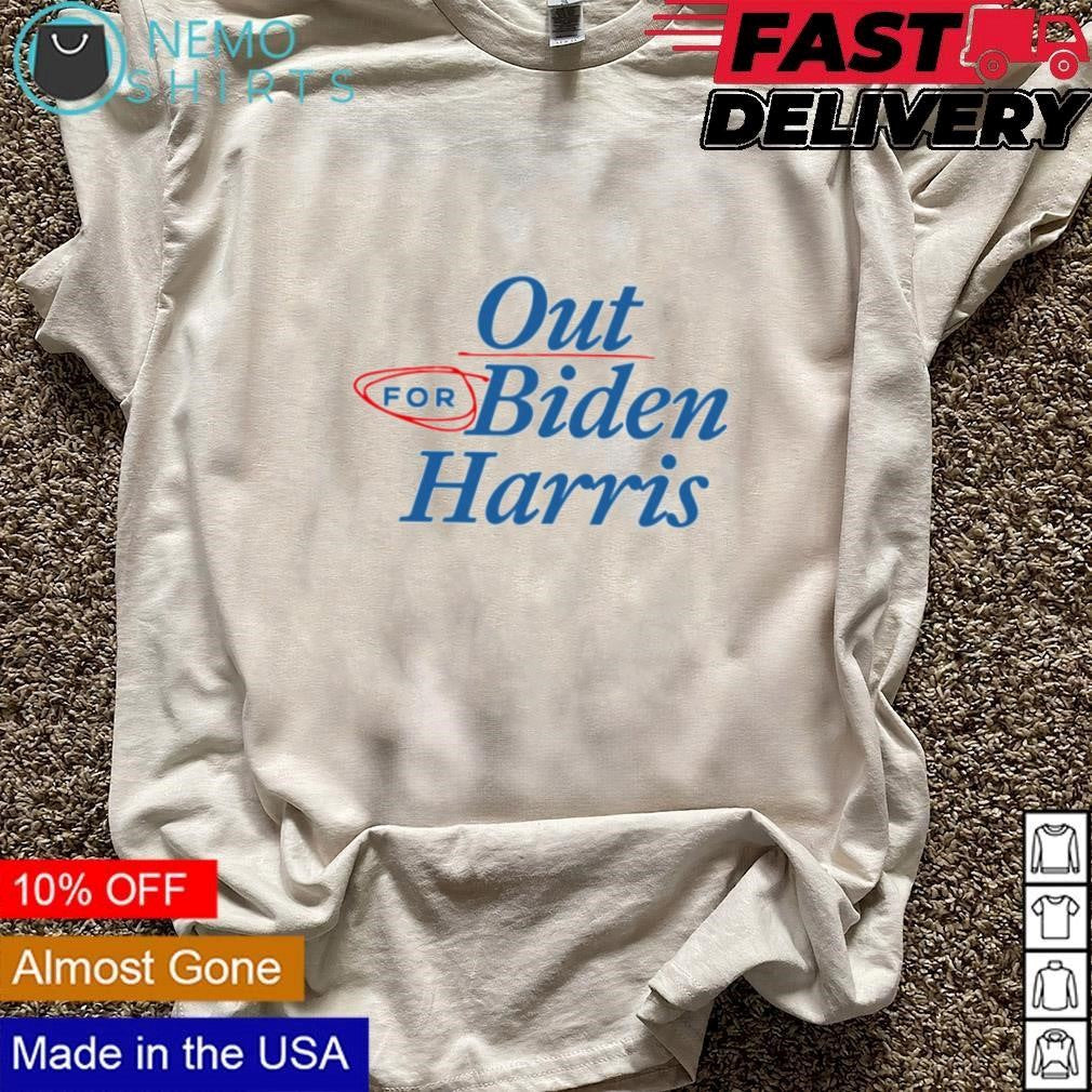 Our for Biden Harris - Adult & Kids T-Shirts, Sweatshirts & Hoodies apparel design preview 3