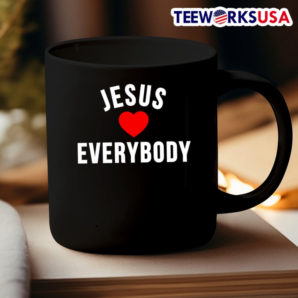 Jesus Loves Everybody - Adult & Kids T-Shirts, Sweatshirts & Hoodies apparel design preview 3
