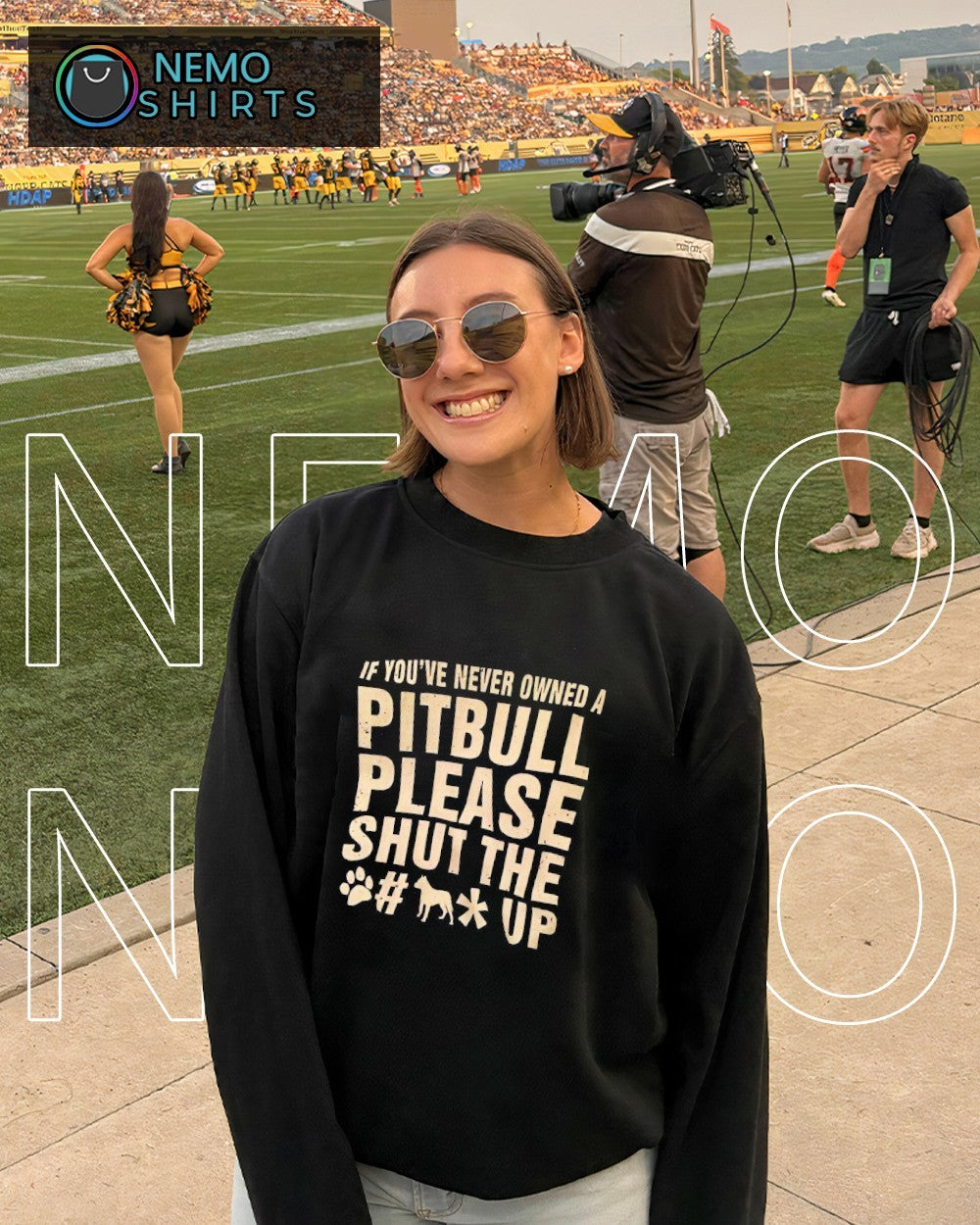 If you've never owned a pitbull please shut the up - Adult & Kids T-Shirts, Sweatshirts & Hoodies apparel design preview 4