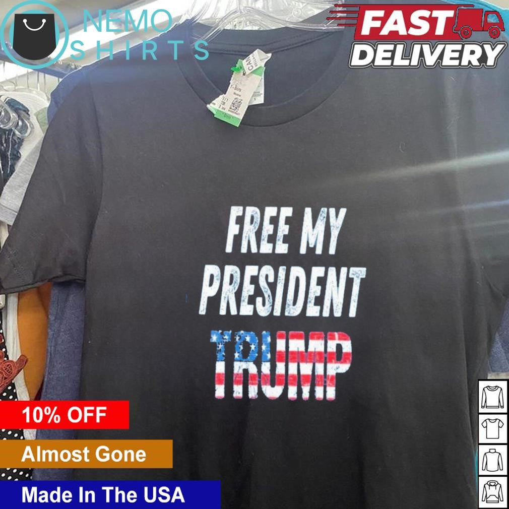 Free my president Trump - Adult & Kids T-Shirts, Sweatshirts & Hoodies apparel design preview 1