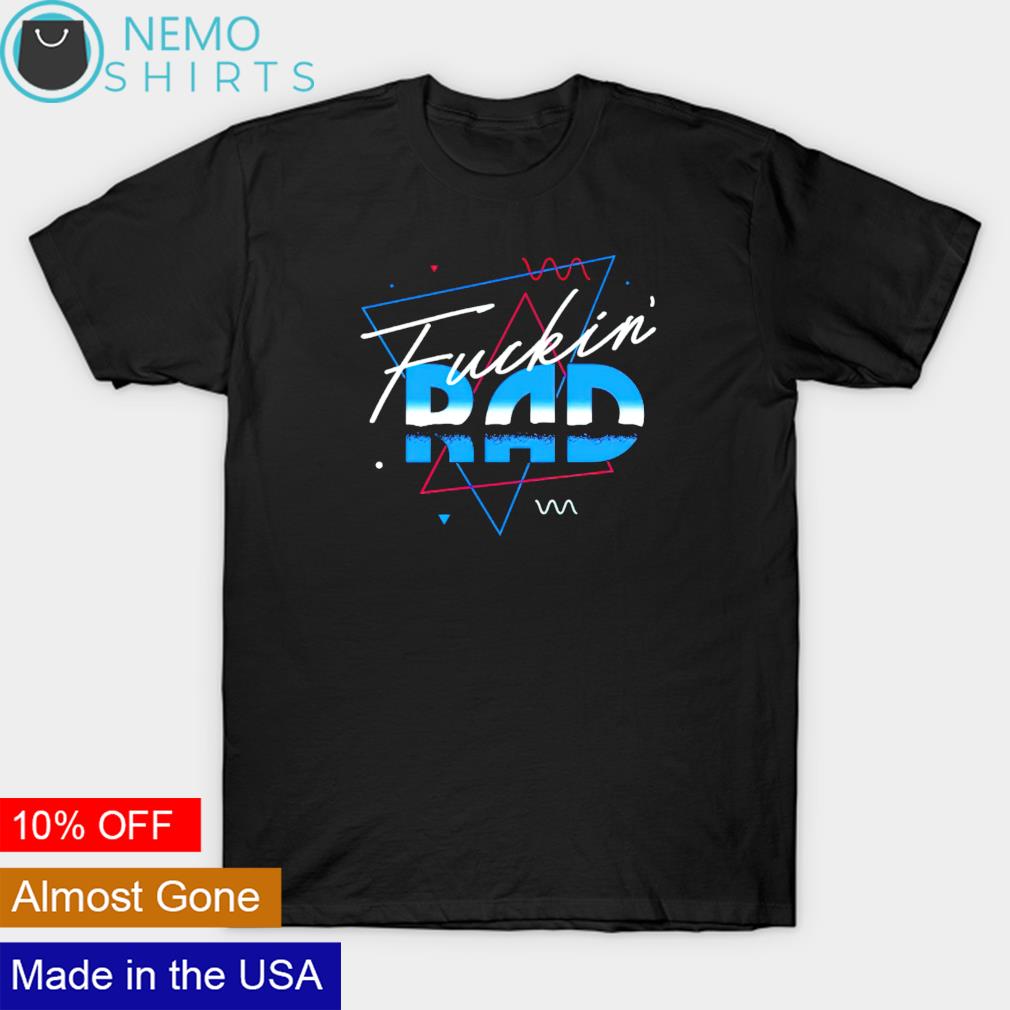 Fuckin' Rad 80s style - Adult & Kids T-Shirts, Sweatshirts & Hoodies apparel design preview 1