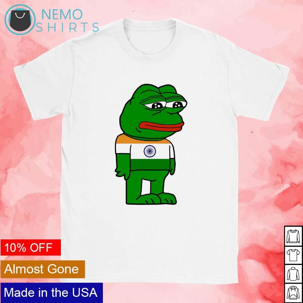 Sad Indian Pepe - Adult & Kids T-Shirts, Sweatshirts & Hoodies apparel design preview 1