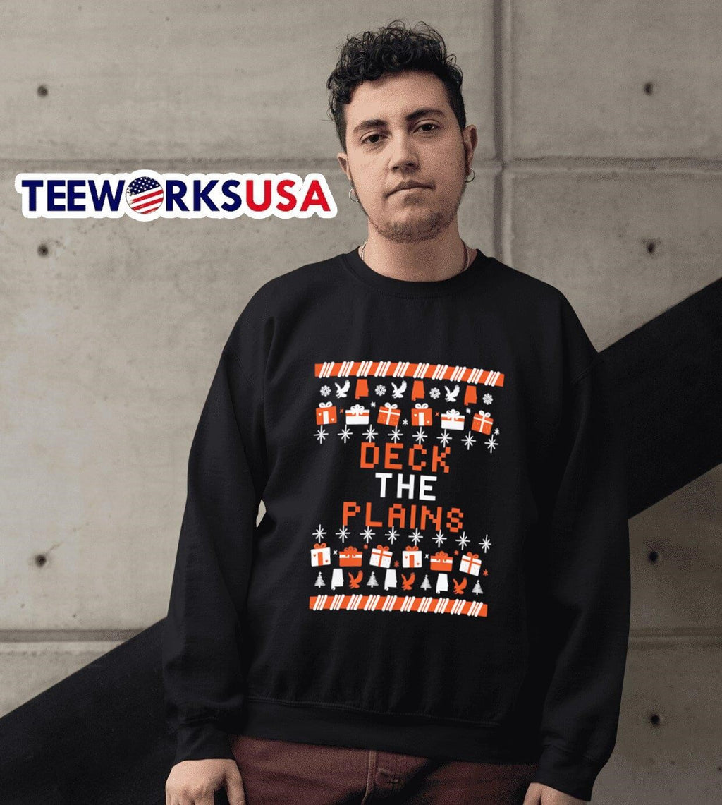 Auburn Tigers deck the plains ugly Christmas - Adult & Kids T-Shirts, Sweatshirts & Hoodies apparel design preview 6