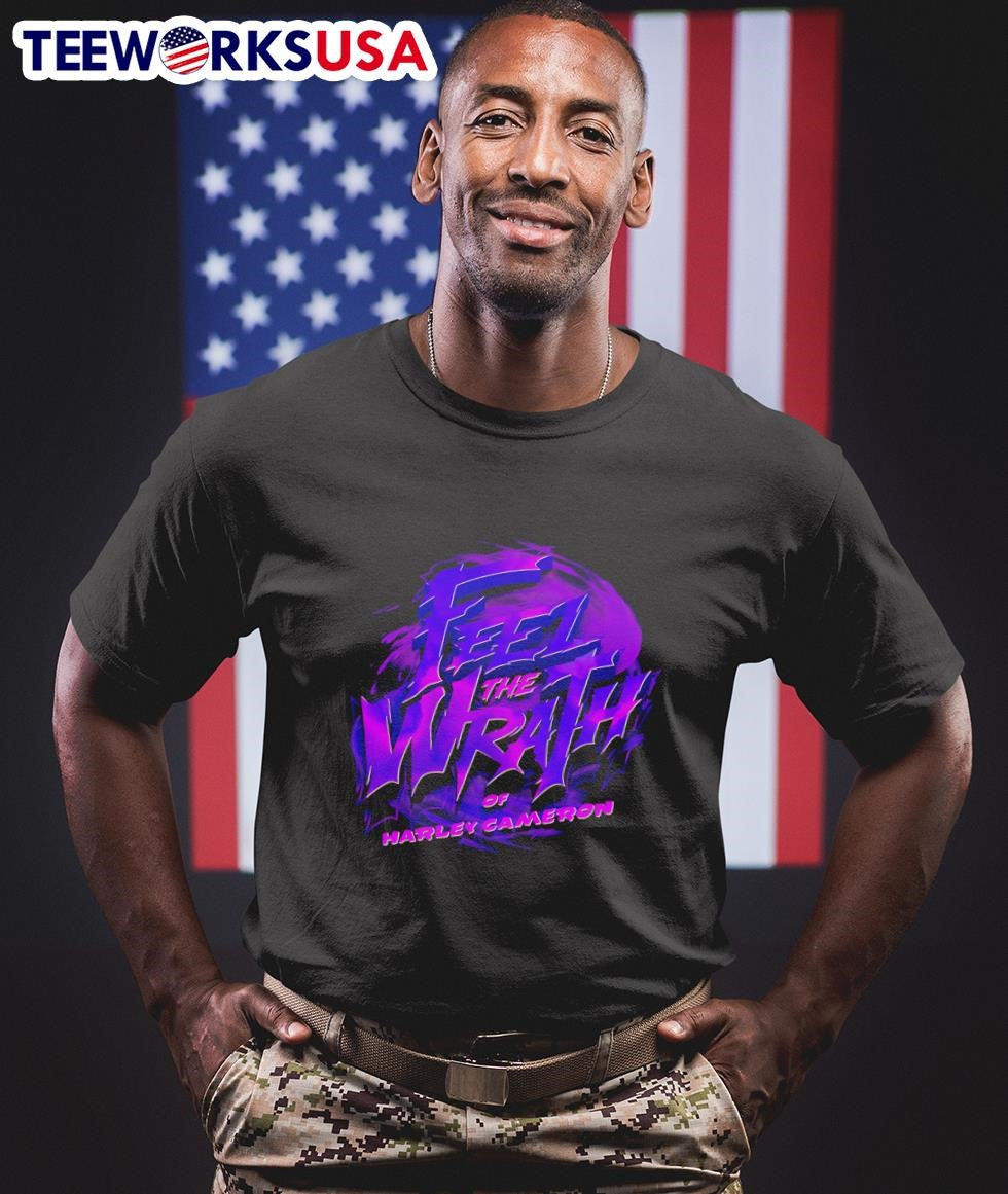 Harley Cameron Feel the Wrath 2025 - Adult & Kids T-Shirts, Sweatshirts & Hoodies apparel design preview 1