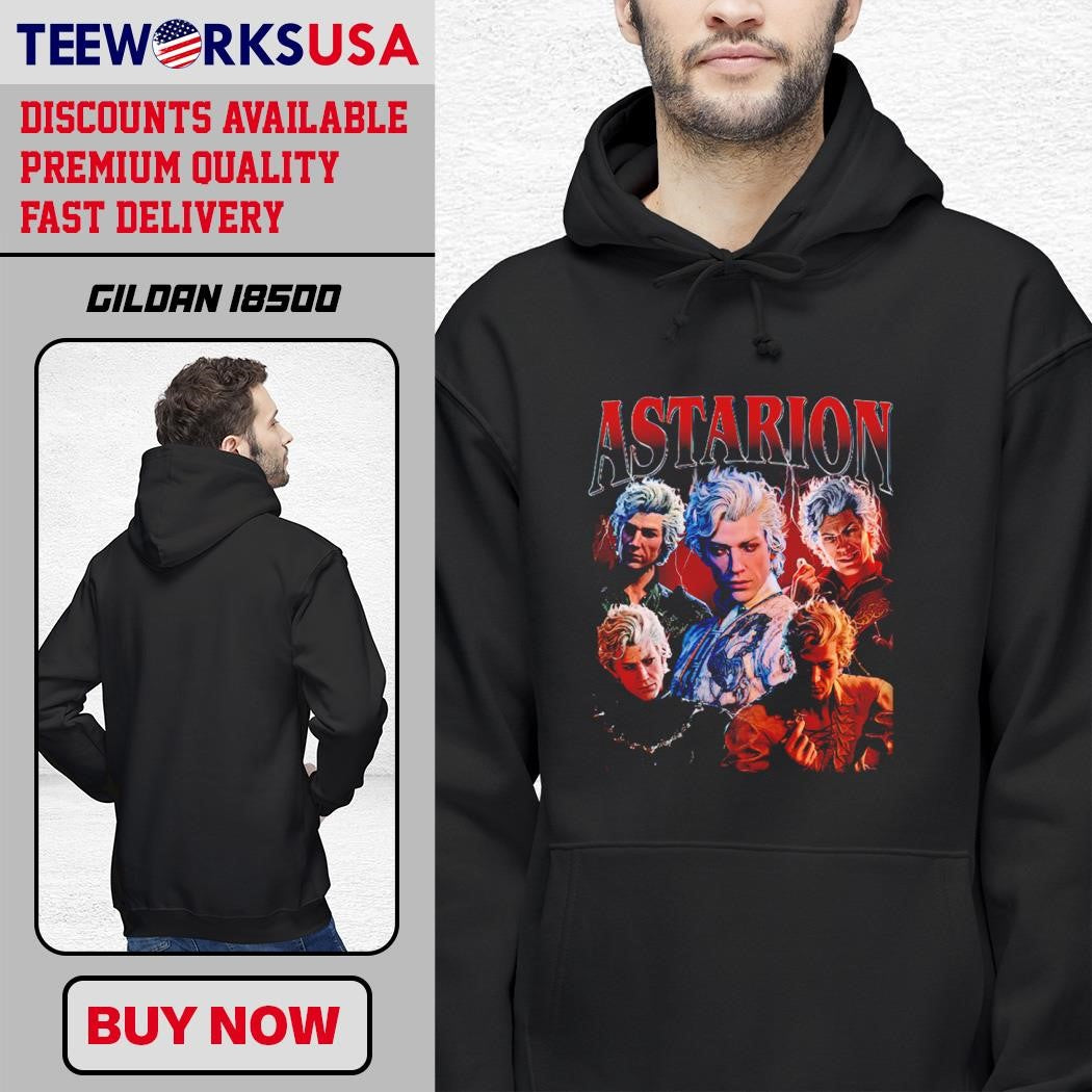 Astarion Baldur's Gate 3 limited Classic style - Adult & Kids T-Shirts, Sweatshirts & Hoodies apparel design preview 2