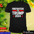 Firefighters for Trump 2024 - Adult & Kids T-Shirts, Sweatshirts & Hoodies apparel design preview 1