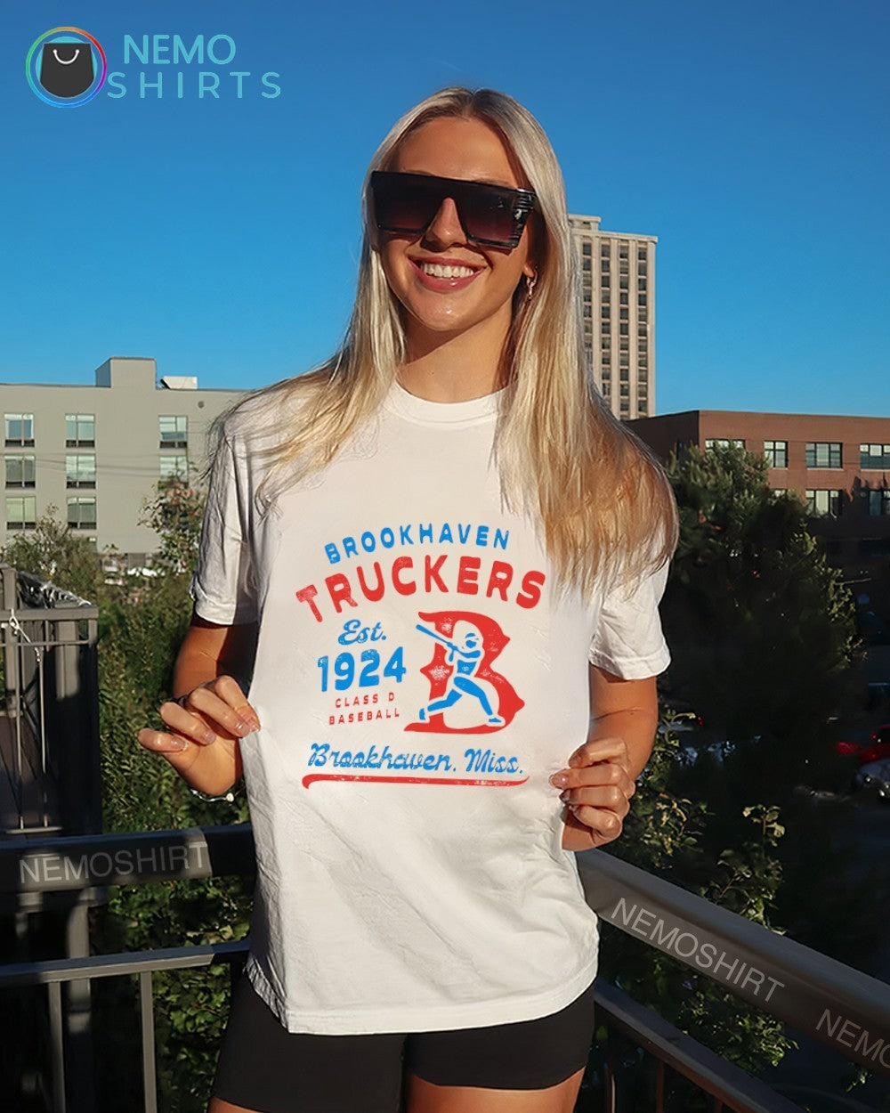 Brookhaven Truckers Mississippi est 1924 Class D - Adult & Kids T-Shirts, Sweatshirts & Hoodies apparel design preview 4