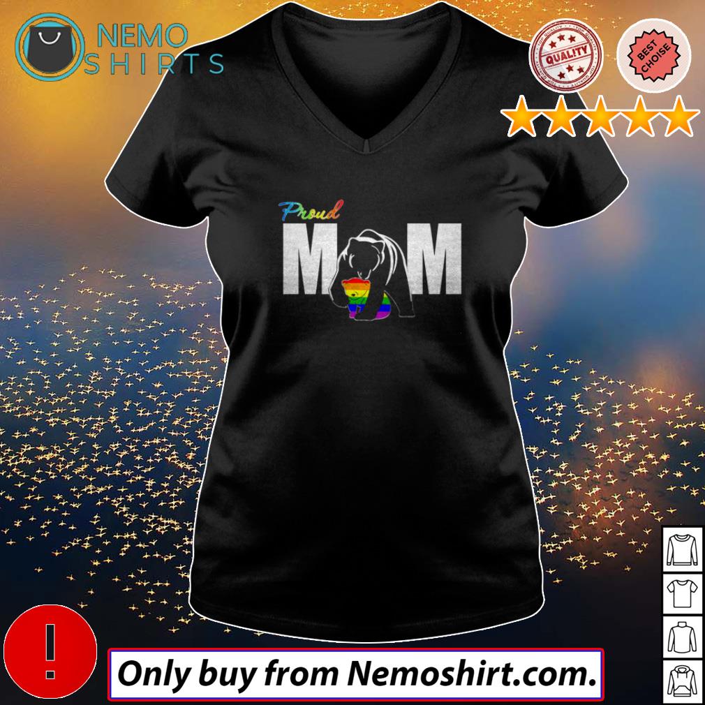 Bear Proud mom LGBT Pride - Adult & Kids T-Shirts, Sweatshirts & Hoodies apparel design preview 5