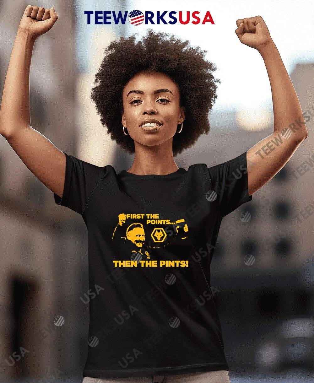 First The Points Then vintage - Adult & Kids T-Shirts, Sweatshirts & Hoodies apparel design preview 7