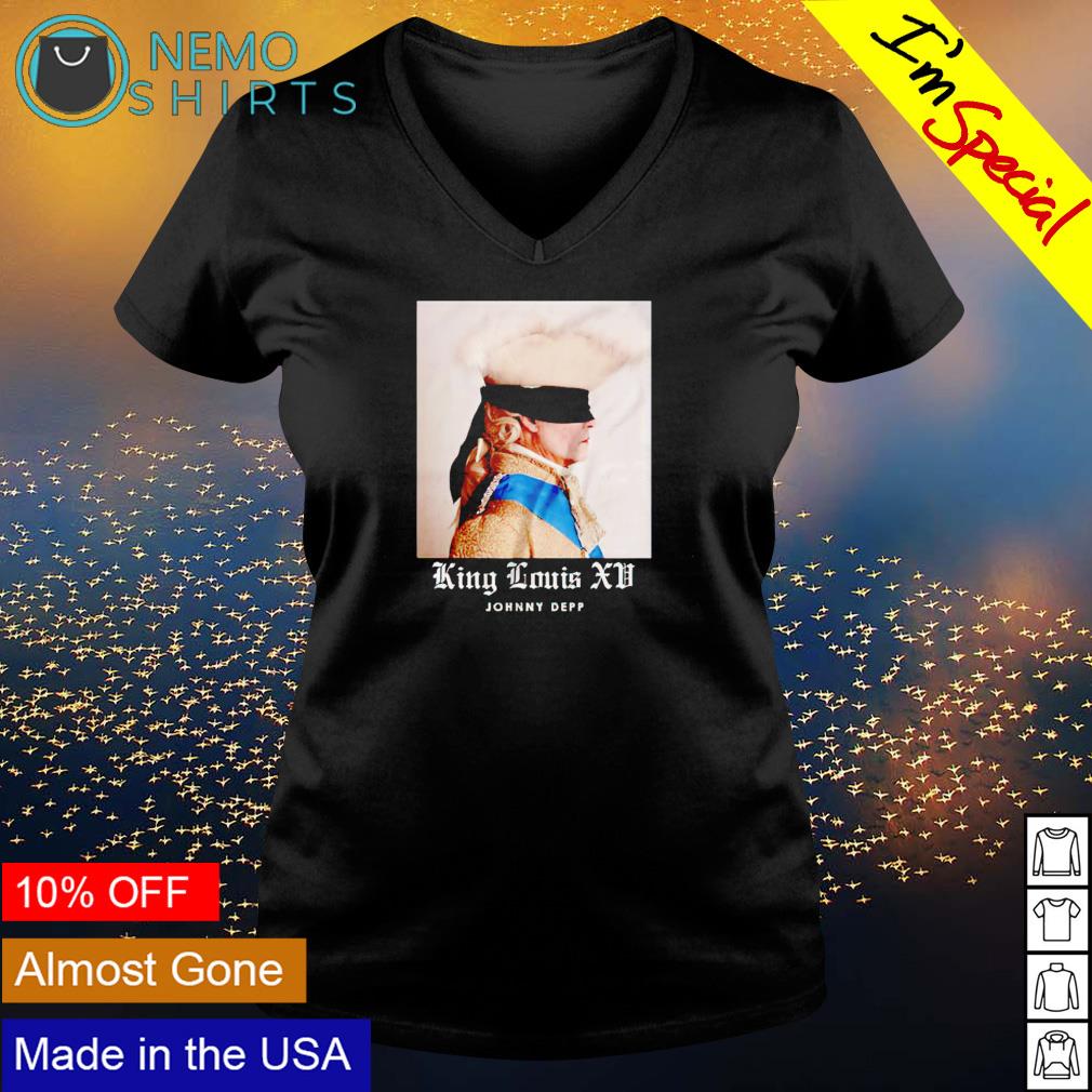 Johnny Depp as King Louis XV - Adult & Kids T-Shirts, Sweatshirts & Hoodies apparel design preview 5