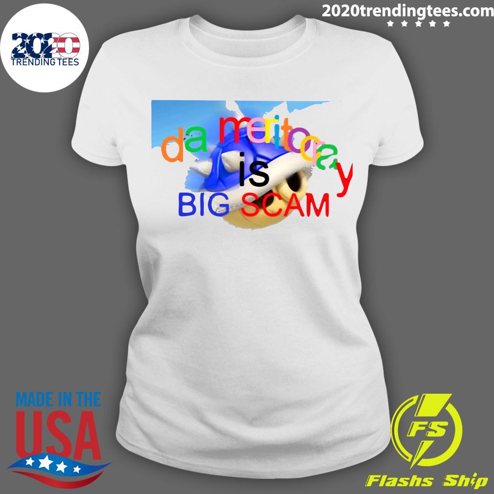 Da Meritocracy Is Big Scam - Adult & Kids T-Shirts, Sweatshirts & Hoodies apparel design preview 3