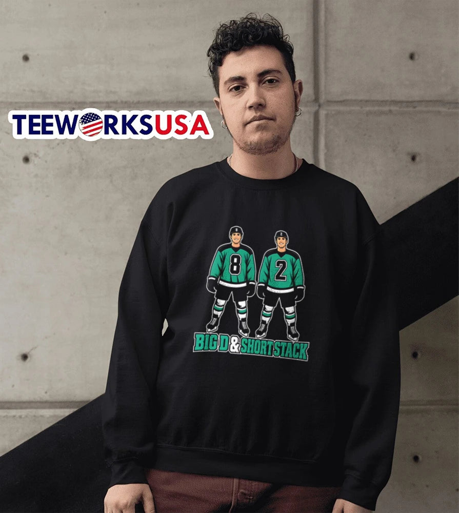 Big D Short Stack - Adult & Kids T-Shirts, Sweatshirts & Hoodies apparel design preview 5