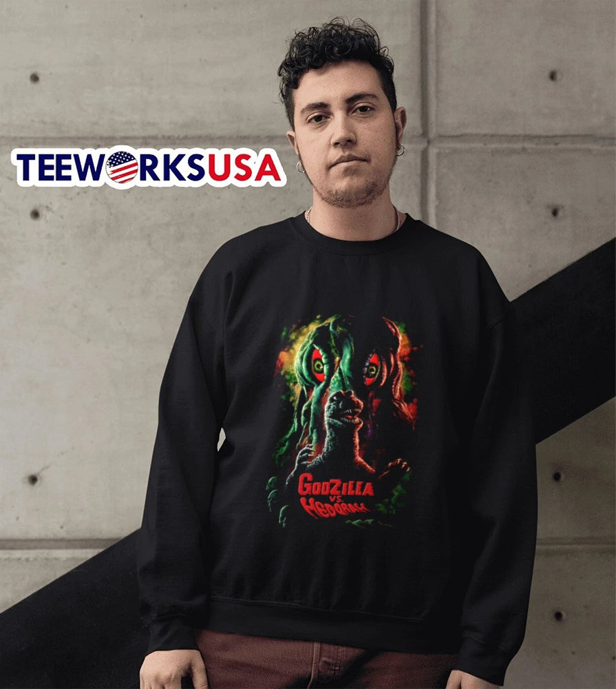 Godzilla Vs Hedorah And - Adult & Kids T-Shirts, Sweatshirts & Hoodies apparel design preview 5