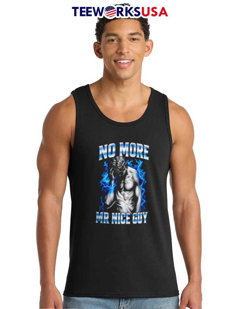 NO More MR Nice GUY muscular man holding head - Adult & Kids T-Shirts, Sweatshirts & Hoodies apparel design preview 6