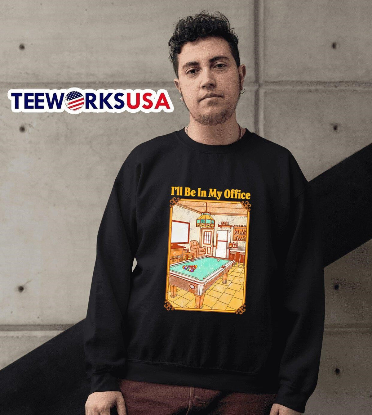 I'll be in my office - Adult & Kids T-Shirts, Sweatshirts & Hoodies apparel design preview 6