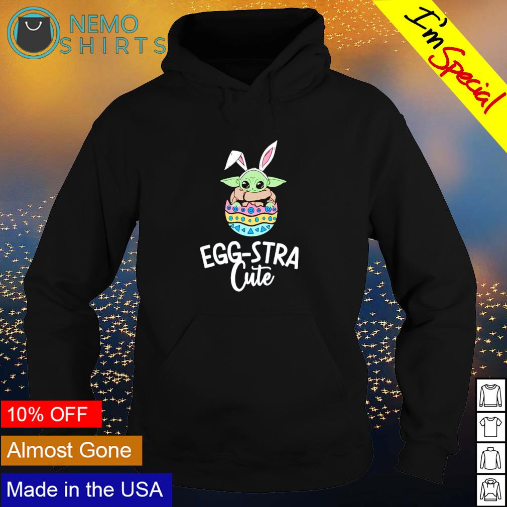 Baby Yoda egg-stra cute Easter - Adult & Kids T-Shirts, Sweatshirts & Hoodies apparel design preview 2