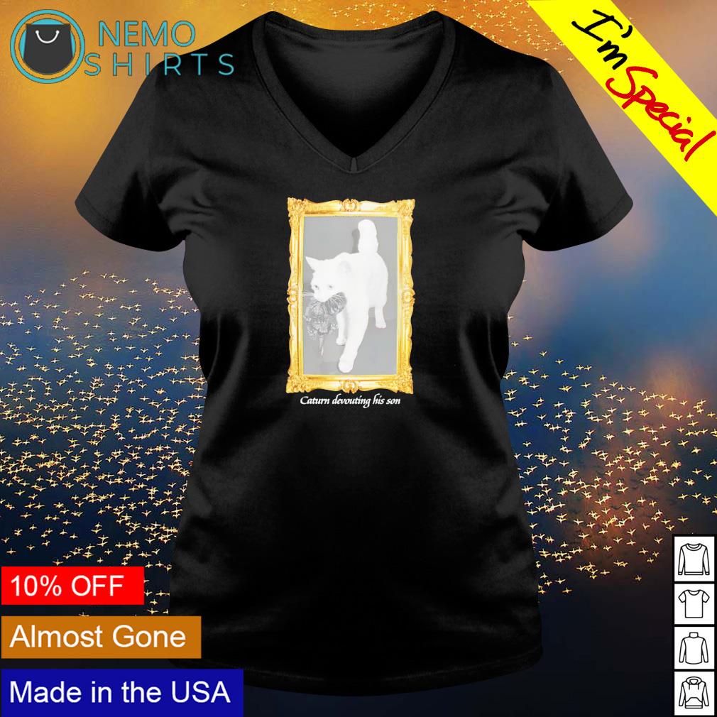 Caturn devouting his son - Adult & Kids T-Shirts, Sweatshirts & Hoodies apparel design preview 5