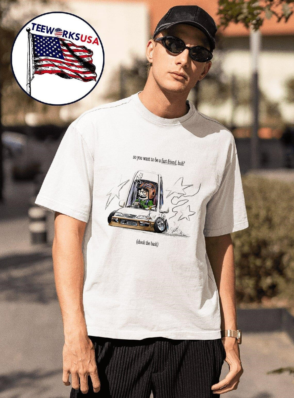 Grentperez x Fast Friends Racing - Adult & Kids T-Shirts, Sweatshirts & Hoodies apparel design preview 1