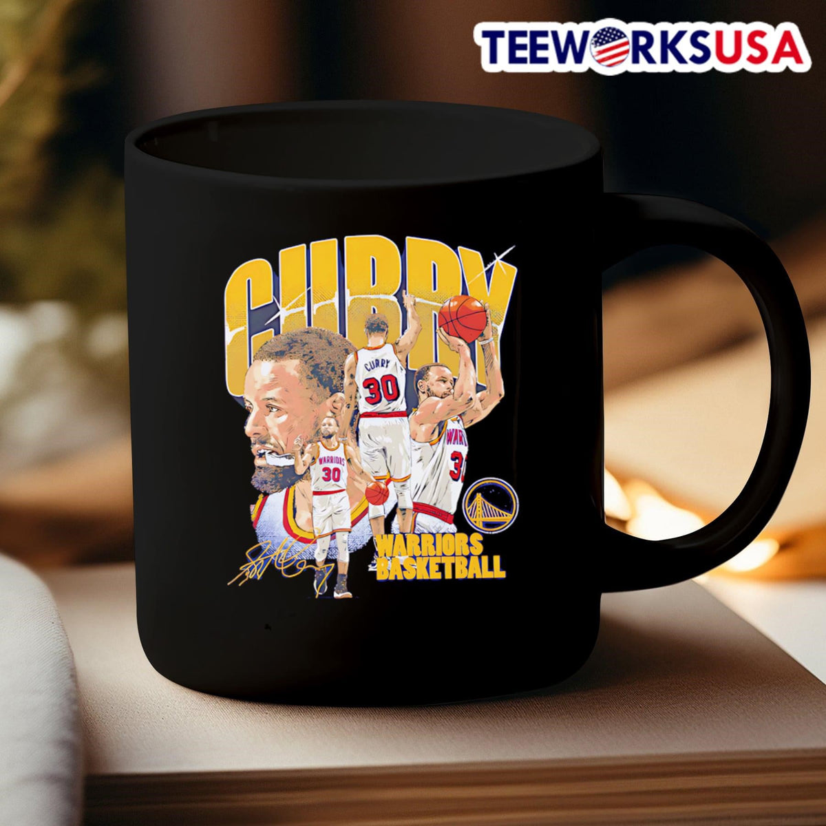 Steph Curry Golden State Warriors collage - Adult & Kids T-Shirts, Sweatshirts & Hoodies apparel design preview 3