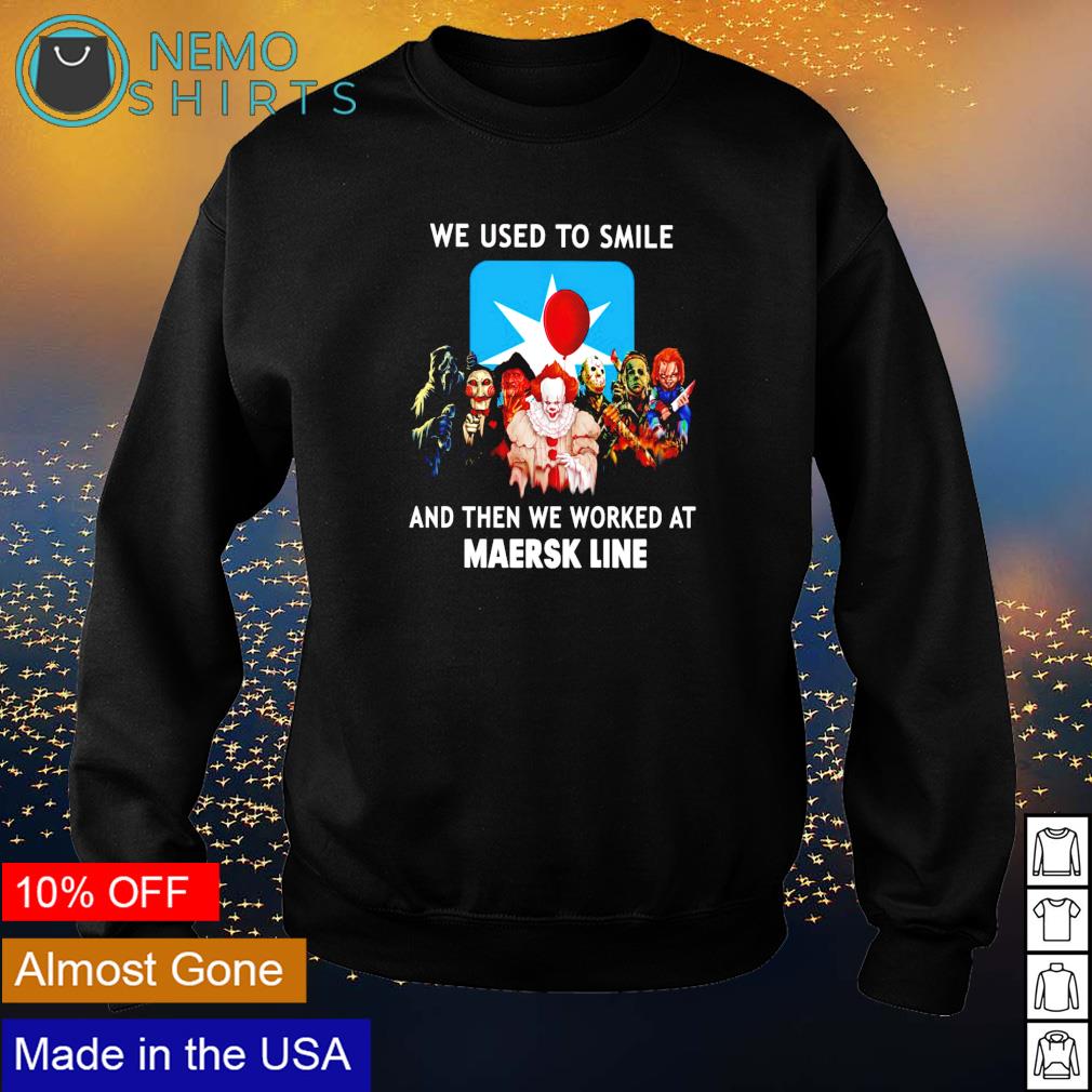 Horror Halloween we used to smile and then worked at - Adult & Kids T-Shirts, Sweatshirts & Hoodies apparel design preview 4