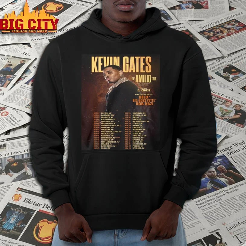 Kevin Gates The Amilio Tour 2025 Exclusive - Adult & Kids T-Shirts, Sweatshirts & Hoodies apparel design preview 2