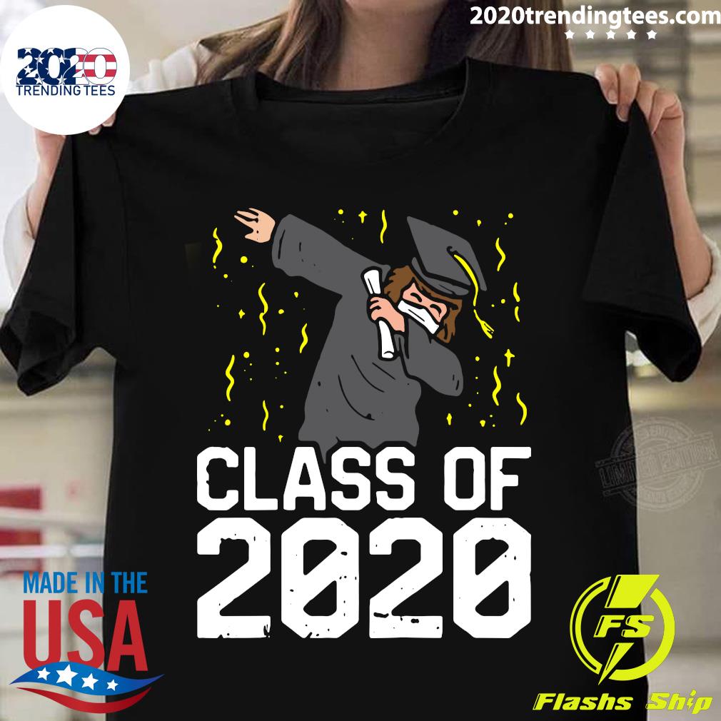 Dabbing Graduate Class Of 2020 Social Distancing - Adult & Kids T-Shirts, Sweatshirts & Hoodies apparel design preview 1