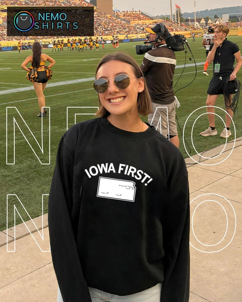 Zach Lahn puts Iowa first - Adult & Kids T-Shirts, Sweatshirts & Hoodies apparel design preview 6