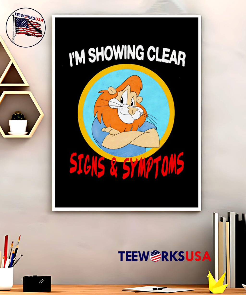 I'm showing clear signs and symptoms - Adult & Kids T-Shirts, Sweatshirts & Hoodies apparel design preview 5