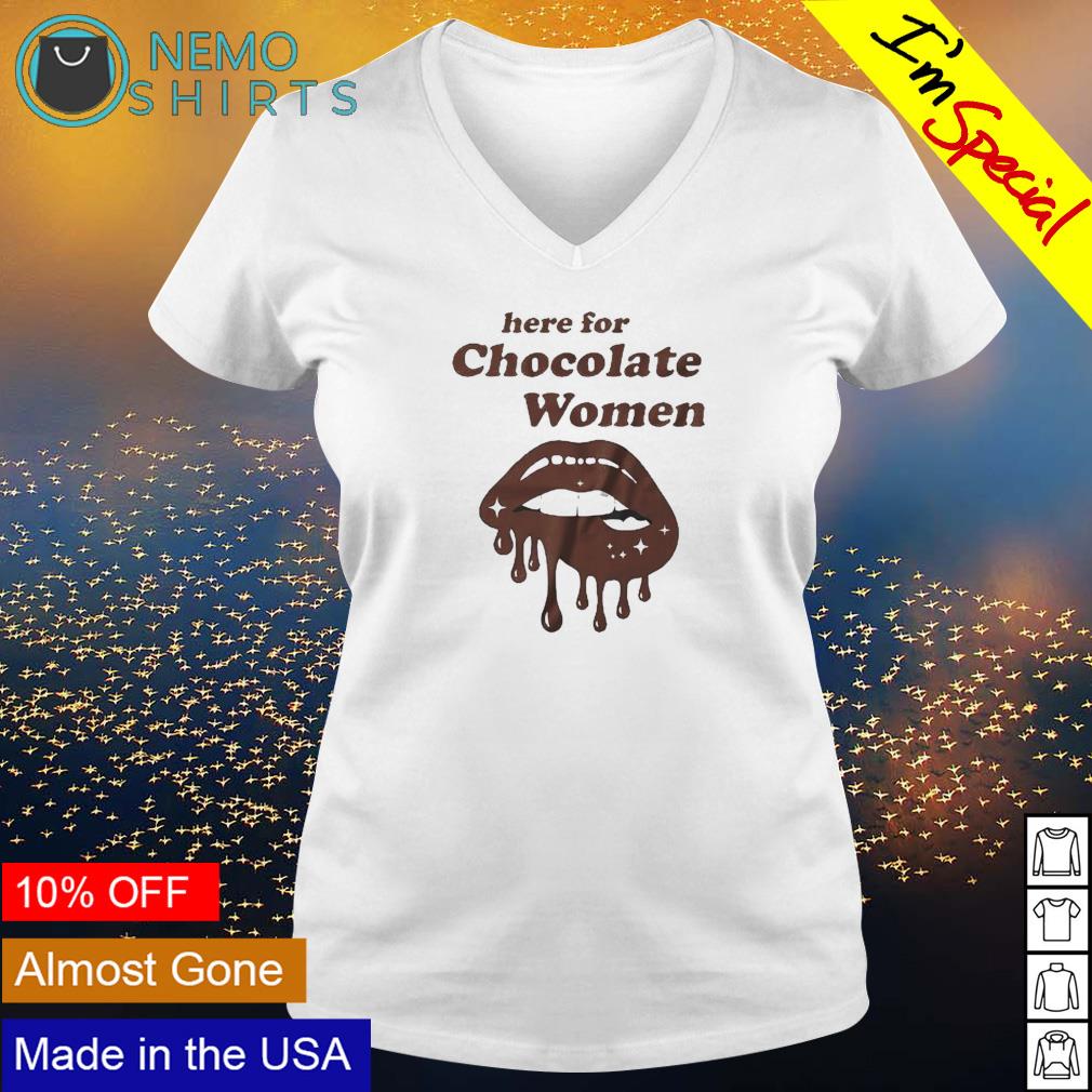 Here for chocolate lip - Adult & Kids T-Shirts, Sweatshirts & Hoodies product image 5