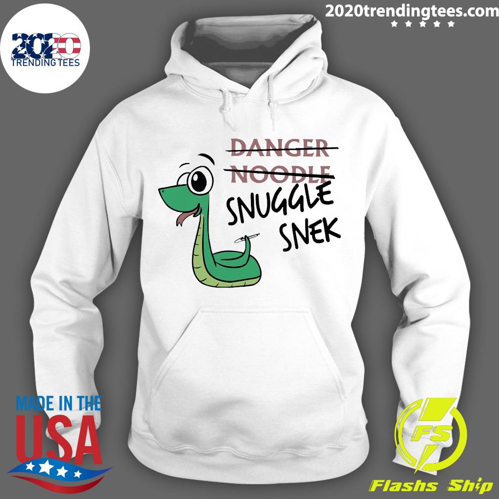 Danger Noodle Snuggle Snek - Adult & Kids T-Shirts, Sweatshirts & Hoodies apparel design preview 2