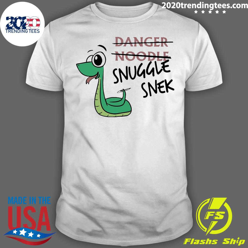 Danger Noodle Snuggle Snek - Adult & Kids T-Shirts, Sweatshirts & Hoodies apparel design preview 1