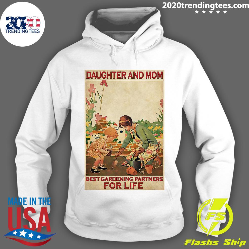 Daughter And Mom Best Gardening Partners For Life - Adult & Kids T-Shirts, Sweatshirts & Hoodies apparel design preview 2