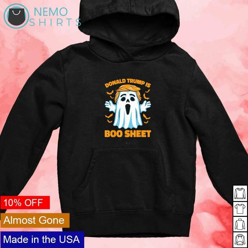 Donald Trump is boo sheet Halloween - Adult & Kids T-Shirts, Sweatshirts & Hoodies apparel design preview 2