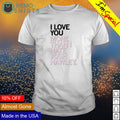 Love you more than I hate Josh Hawley - Adult & Kids T-Shirts, Sweatshirts & Hoodies apparel design preview 1