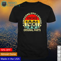 Original Par awesome epic legend vintage 1981 - Adult & Kids T-Shirts, Sweatshirts & Hoodies apparel design preview 1